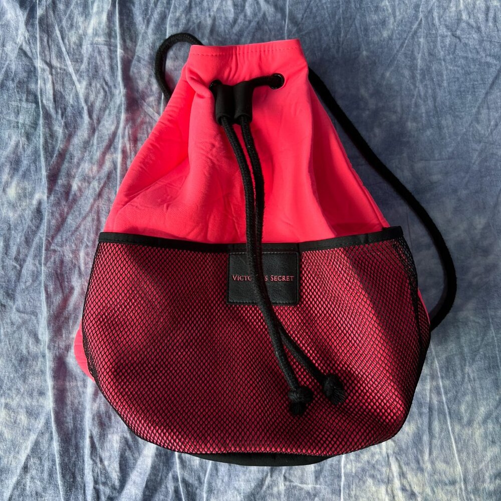 Victoria's Secret Hot Pink Neoprene Backpack